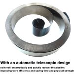 Enrouleur de tuyau rtractable automatique de 8 mm, support de tuyau d'arrosage pour lavage de voiture, ...