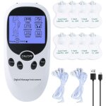 Ens ems electrostimulateur musculaire, appareil electrostimulation musculaire de canaux double avec 11 ...