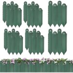 Ensemble de 10 bordures de jardin flexibles de 27 cm de haut et 2 m de long barrires dcoratives et ...