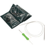 Ensemble de 11 aiguilles � tricoter circulaires de 120 cm de long, avec poign�e ergonomique, id�ales ...