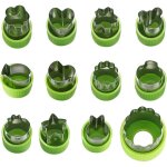 Ensemble de 12 emporte - pi�ces en forme d'animaux, mini emporte - pi�ces en acier inoxydable pour fruits ...