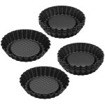 Ensemble de 12 moules � tartelettes 10 cm zenker black metallic