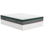 Ensemble 140 x 190 cm sommier coffre avec tiroir blanc + matelas ressorts ensach�s �p. 22cm - prestige ...