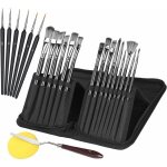 Ensemble de 15 pinceaux + 6 pinceaux  dtails fins pour l'acrylique, l'aquarelle, la peinture  l'huile, ...