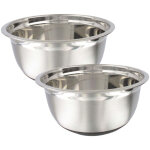 Ensemble de 2 bols � mixer en inox 24 cm de diam�tre fackelmann basic