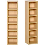 Ensemble de 2 �tag�res colonnes. meuble de rangement pour cd / dvd, 6 + 6 compartiments. dimensions ?21 ...