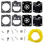 Ensemble de 2 membranes de carburateur avec tuyau pour tron�onneuses husqvarna 235, 236, 240, rempla�ant ...