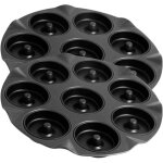 Ensemble de 2 moules pour 16 beignets au four 33 cm zenker black metallic