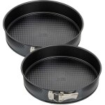 Ensemble de 2 moules  manqu  charnire 28 cm zenker black metallic