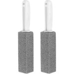 Ensemble de 2 nettoyants pour pierre ponce , pierre abrasive , bloc de nettoyage pour cr�pi�re , pierre ...