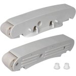 Ensemble de 2 nettoyeurs de piscine avec kit de glissi�res blanches - hayward