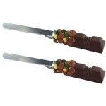 Ensemble de 2 spatules pour p�te � tartiner 19 cm fackelmann