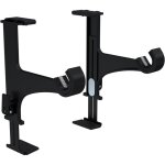 Ensemble de 2 supports de tringle  rideaux sans perage - fixation sur coffre de volet roulant hauteur ...