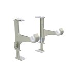 Ensemble de 2 supports de tringle  rideaux sans perage - fixation sur coffre de volet roulant hauteur ...