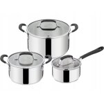 Ensemble de 3 casseroles 6 pi�ces jamie oliver par tefal e318s6