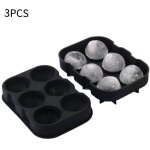 Ensemble de 3 moules � gla�ons en silicone ? moule � gla�ons avec couvercle ? moules � gla�ons sph�riques ...