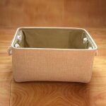 Ensemble de 3 paniers de rangement bo�te de rangement en tissu, bo�te de rangement en toile pliable ouverte ...