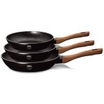 Ensemble de 3 poles en granit berlinger haus bne bois de palissandre bh - 1727