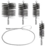 Ensemble de 4 brosses de chemin�e, poils r�sistants, grande facilit� d'utilisation, brosse pour le nettoyage ...