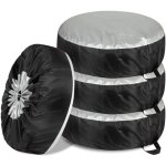 Ensemble de 4 housses de roue de secours �tanches pour camping - car, suv et remorque, avec poign�e. ...