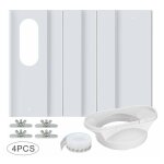 Ensemble de 4 plaques rglables pour kit de fentre, utilises pour le montage de climatiseurs avec tuyau ...