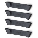 Ensemble de 4 porte - couvercles pour casseroles - gris - ahlsen