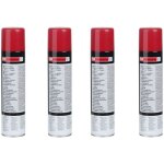 Ensemble de 4 recharges de gaz 300 ml fm professional