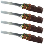 Ensemble de 4 spatules pour p�te � tartiner 19 cm fackelmann