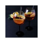 Ensemble de 4 verres  vin onyx