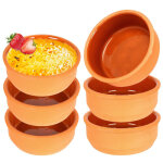 Ensemble de 6 bols en gr�s pour plats � four de 200 ml.