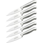 Ensemble de 6 couteaux d'office en inox 20 cm en tout nirosta star