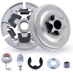 Ensemble de 7 pi�ces de rechange pour tron�onneuse : tambour d'embrayage et pignon (017, 018, 021, 023) ...