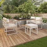 Gutent - ensemble de 7 tables et chaises d'extérieur pour 6 personnes, avec enroulement en rotin pe - ... Gutent - ensemble de 7 tables et chaises d'extérieur pour 6 personnes, avec enroulement en rotin pe - ...