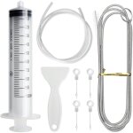 Ensemble de 8 outils de nettoyage pour r�frig�rateur : brosse de nettoyage flexible, tuyau en pvc de ...