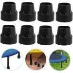 Ensemble de 8 patins de protection pour trampoline , accessoires, embouts de poteaux en caoutchouc, manchons ...
