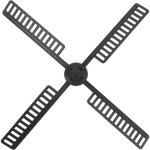 Ensemble d'accessoires pour moulin � vent solaire de jardin, moulin � vent en plastique et pi�ces pour ...