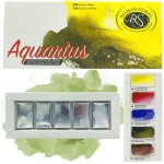 Ensemble aquarelle de 5 pices roman szmal cubes complets palette verseau starter