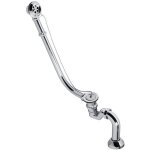 Ensemble de baignoire retro pour installation ext�rieure, cha�ne, avec siphon, chrome