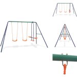 Ensemble de balan�oires avec 4 si�ges orange - balan�oire - jeu exterieur - aire de jeux - jouet enfant ...