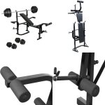 Ensemble de banc de musculation - - home & living