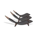 Ensemble de bols  fruits en feuille de cocotier - chocolat - vendu par 1