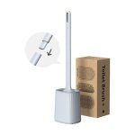 Ensemble brosse de toilette et support, brosse de toilette  long manche, brosse de toilette murale, ...