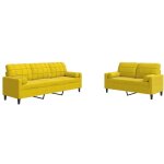 Vidaxl - ensemble de canapés 2 pcs avec coussins et traversins velours Vidaxl - ensemble de canapés 2 pcs avec coussins et traversins velours
