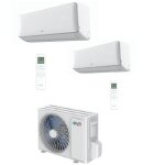 Ensemble climatisation bi - split avec 2 unités 2. 5kw et groupe exterieur 14000btu r32 230v climadesign ... Ensemble climatisation bi - split avec 2 unités 2. 5kw et groupe exterieur 14000btu r32 230v climadesign ...