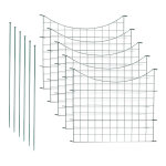 Swanew - ensemble de clôture d'étang clôture de bassin jardin fil de fer clôture grillagée portillon ... Swanew - ensemble de clôture d'étang clôture de bassin jardin fil de fer clôture grillagée portillon ...