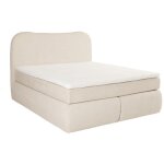 Ensemble complet boxspring tête de lit + sommier + matelas + surmatelas - 160 x 200 cm - tissu bouclette ... Ensemble complet boxspring tête de lit + sommier + matelas + surmatelas - 160 x 200 cm - tissu bouclette ...