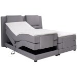 Vente - unique - ensemble complet boxspring tte de lit + sommiers relaxation lectrique + matelas + ...