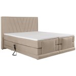 Vente - unique - ensemble complet boxspring tte de lit + sommiers relaxation lectrique + matelas + ...