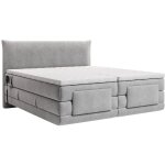 Ensemble complet boxspring t�te de lit + sommiers relaxation �lectrique + matelas + surmatelas - 2 x ...