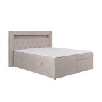 Ensemble complet literie déco tête de lit avec led + sommiers coffre + matelas + surmatelas - 160 x 200 ... Ensemble complet literie déco tête de lit avec led + sommiers coffre + matelas + surmatelas - 160 x 200 ...